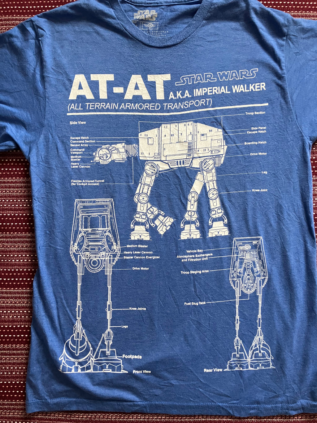 Star Wars AT AT blue