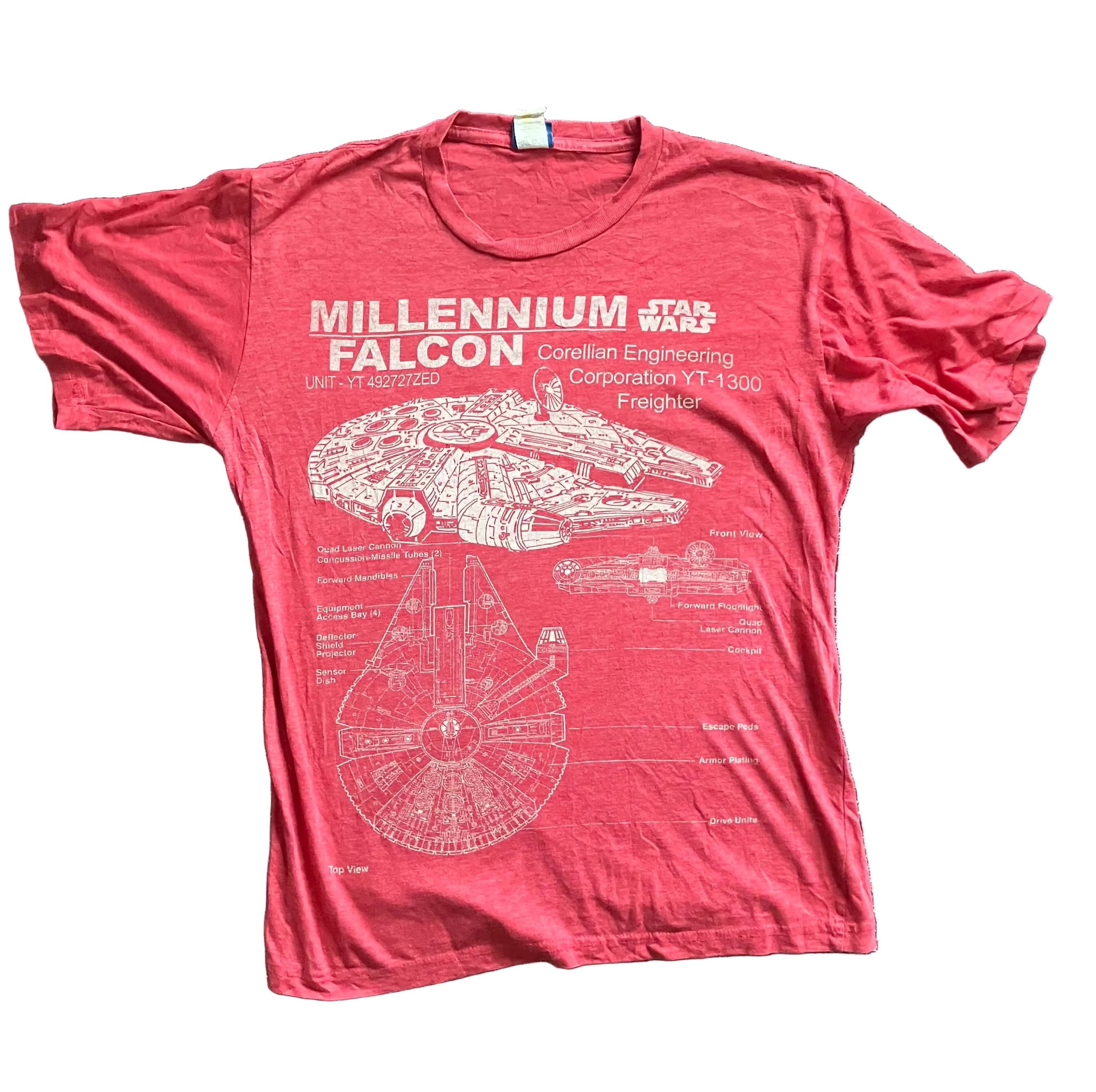 Star Wars Vintage Pop Culture  red T-Shirt
